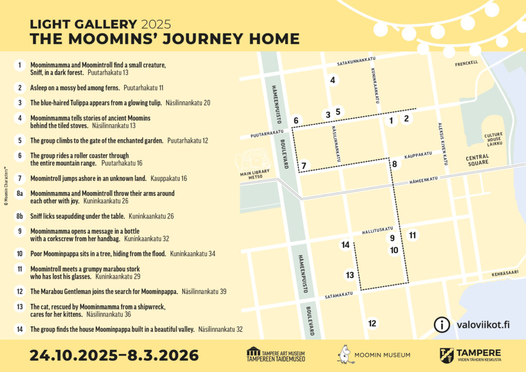 Light Gallery's map.