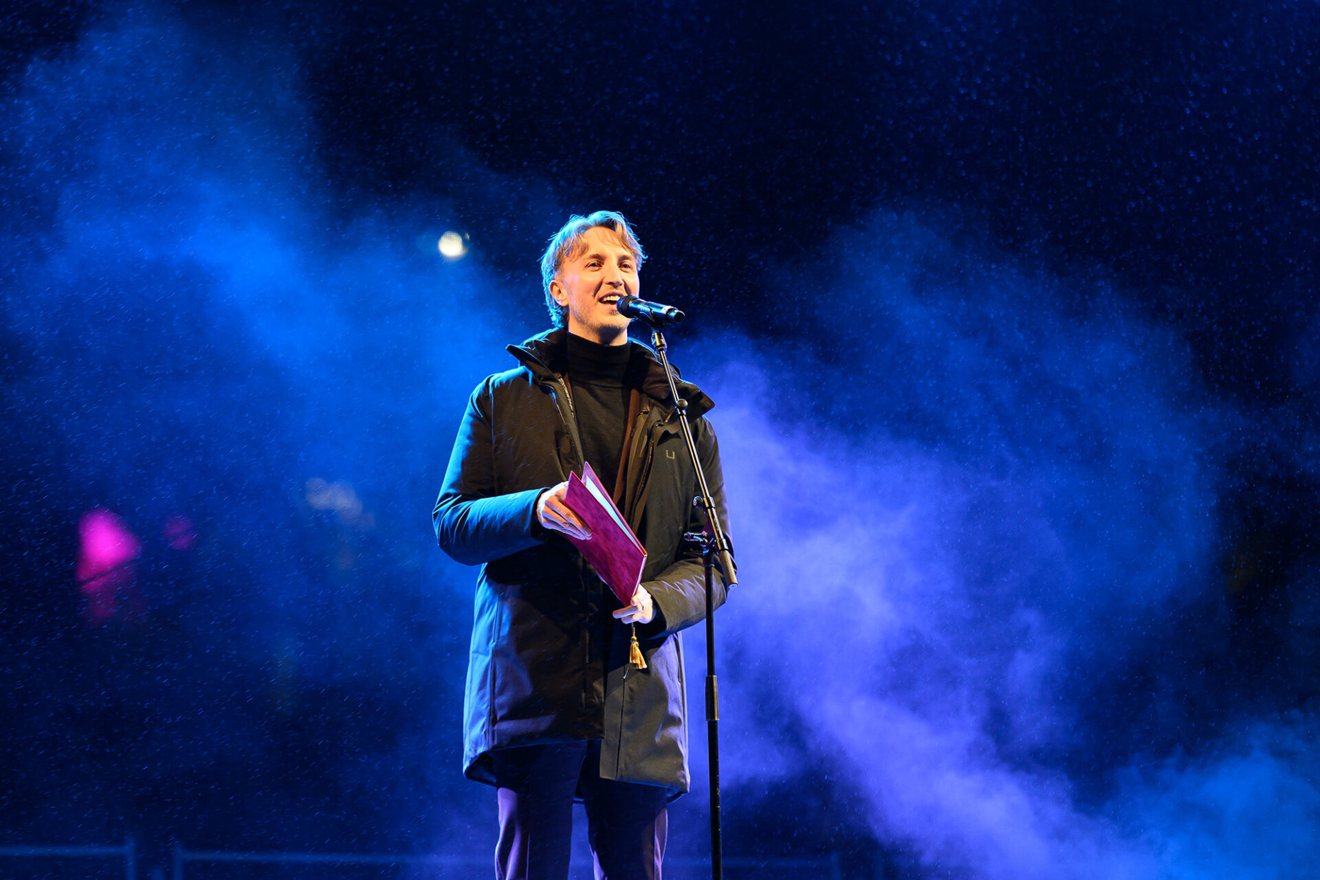 Pormestari Ilmari Nurminen.